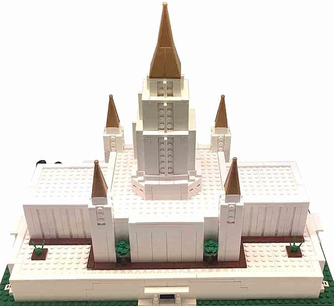 Brick'Em Young Oakland Temple - Pieces - Ages 12+
