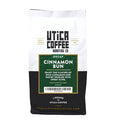 Utica Coffee Roasting Co. Decaf Cinnamon Bun | Specialty Flavored Medium Roast Ground Coffee | 16 Oz Reclosable Bag