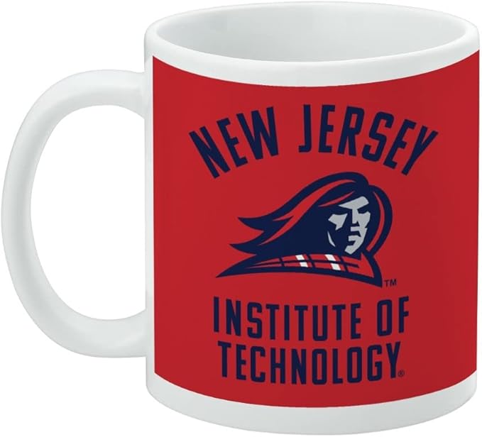 New Jersey Institute of Technology Highlanders Logo Ceramic Coffee Mug, Novelty Gift Mugs for Coffee, Tea and Hot Drinks, 11oz, White