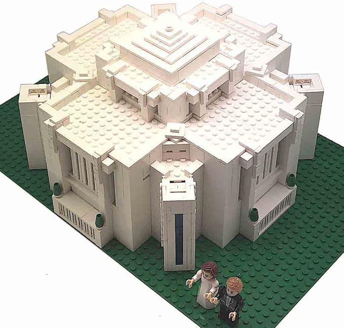 Brick'Em Young Cardston Temple -1,239 Pieces - Ages 12+