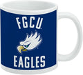 Florida Gulf Coast Eagles Logo Ceramic Coffee Mug, Novelty Gift Mugs for Coffee, Tea and Hot Drinks, 11oz, White