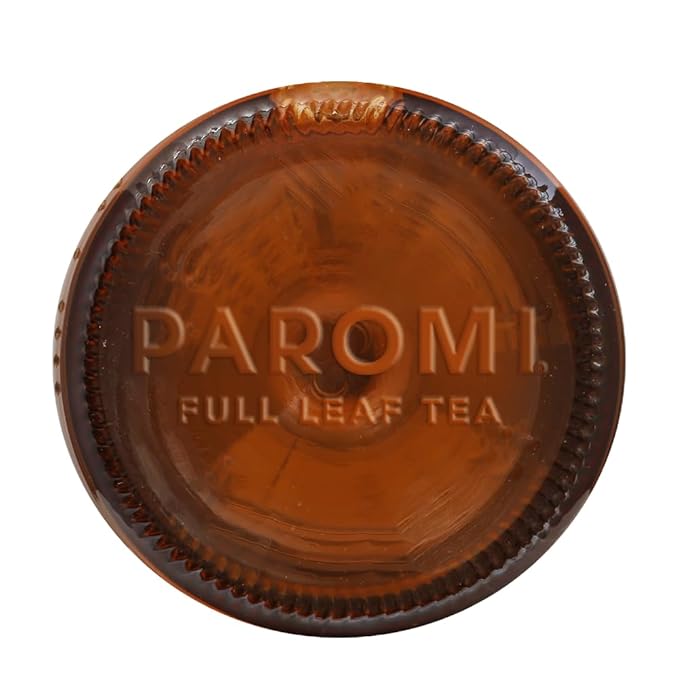 Paromi Earl Grey Organic Black Tea, Signature Jar, 15 Count (Pack of 6)