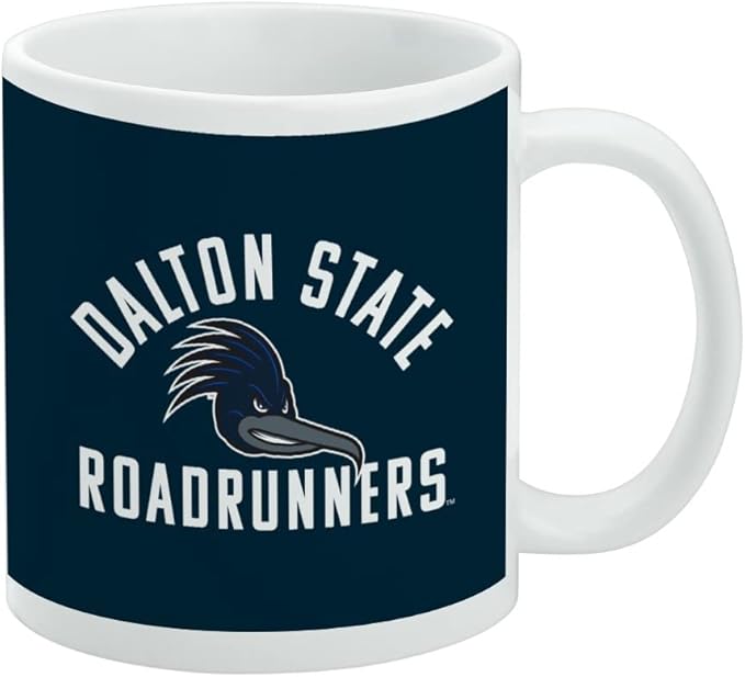 Dalton State College Roadrunners Logo Ceramic Coffee Mug, Novelty Gift Mugs for Coffee, Tea and Hot Drinks, 11oz, White