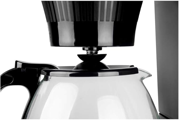 Taurus| Velvet Digital| Programmable Digital Coffee Maker for 24 Hours with Permanent Filter| (700 Watts)| Glass|Black