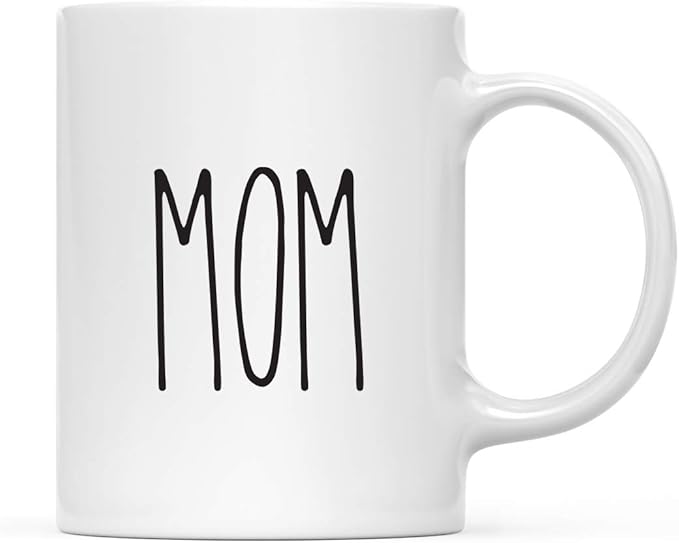 Andaz Press Simple Rustic Farmhouse Kitchen Decor 11oz. Ceramic Coffee Tea Mug Gift, Mom, 1-Pack, Mother's Day Birthday Christmas Gift Ideas for Family, Friends
