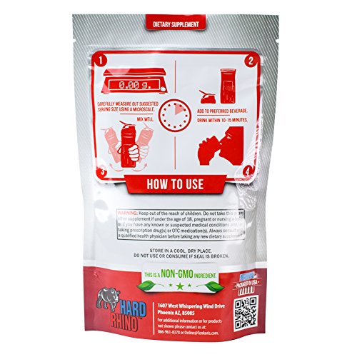 HR Supplements Sucralose Powder | 125 Grams | Zero Calorie Sweetener & Keto Sugar Substitute | Hard Rhino (125 Grams (4.4 oz))
