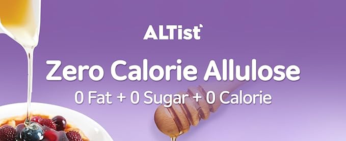 ALTist Allulose Syrup Sweetener – Zero Calorie Liquid Sugar Alternative, Keto, Vegan, Non-GMO, Plant-Based | 1:1 Sugar Replacement, No Net Carbs, Zero Fat, 17.7 fl oz x 2 Bottle - Original