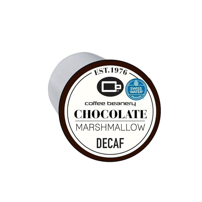 Chocolate Marshmallow Decaf Coffee Pods by Coffee Beanery | Gourmet Medium Roast Decaf Coffee Pods 96ct Bulk