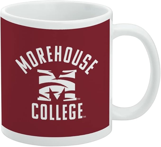Morehouse College Maroon Tigers Logo Ceramic Coffee Mug, Novelty Gift Mugs for Coffee, Tea and Hot Drinks, 11oz, White