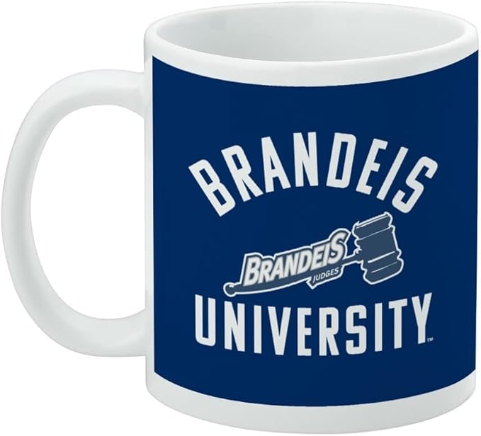 Brandeis University Judges Logo Ceramic Coffee Mug, Novelty Gift Mugs for Coffee, Tea and Hot Drinks, 11oz, White