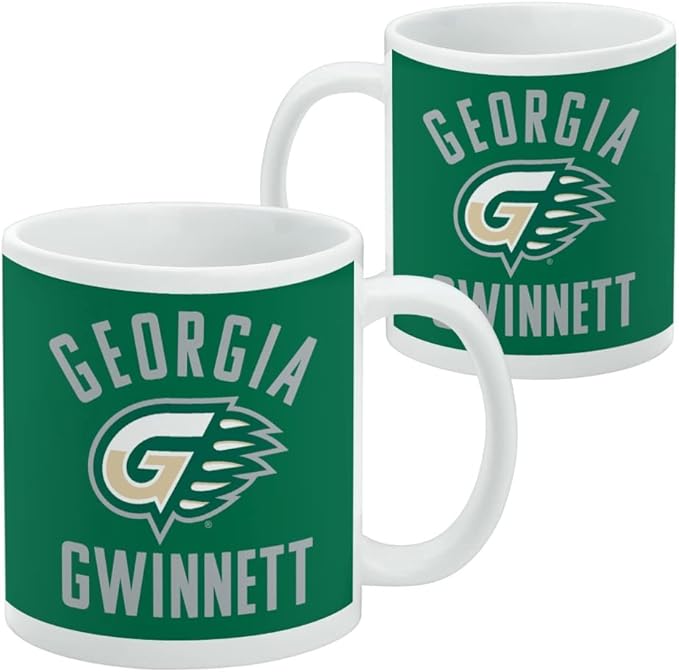 Georgia Gwinnett College Grizzlies Logo Ceramic Coffee Mug, Novelty Gift Mugs for Coffee, Tea and Hot Drinks, 11oz, White