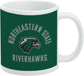 Northeastern State Riverhawks Logo Ceramic Coffee Mug, Novelty Gift Mugs for Coffee, Tea and Hot Drinks, 11oz, White