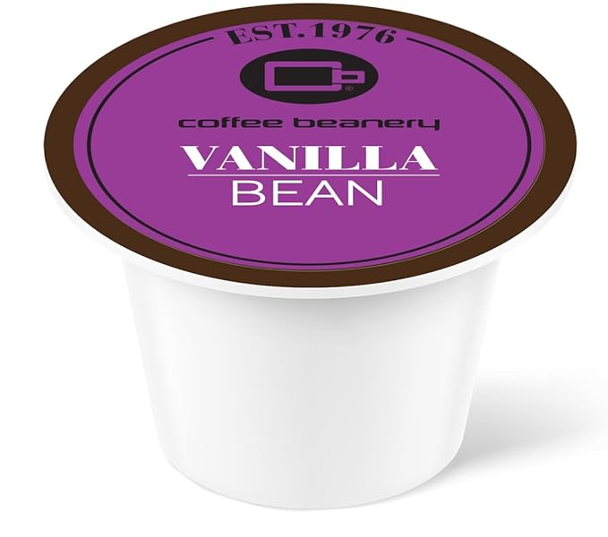 Vanilla Bean Coffee Pods by Coffee Beanery | 12ct Medium Roast Arbica Coffee