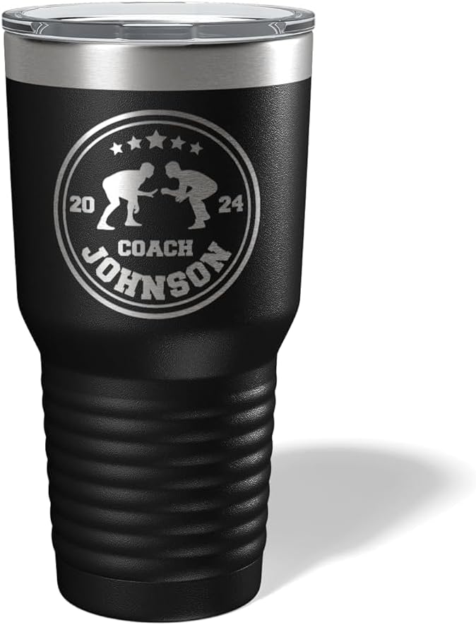 Wrestling Coach gifts, Tumbler, Coach tumbler, Wrestling gifts, Coach Beer glass, Coach gift, Coach gifts, Wrestling Coach (Wrestling Circle, Black, Wrestling Hexagon 30oz Black)