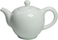 Liang baobao Porcelain Teapot, 10oz Tea Pot Small Teapot Chinese Tradition Ice Crack Glaze Ceramic Tea kettle (White)