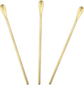 JASHII Gold Matte Long Handle Spoon Cocktail Mixing Stirring Spoons Iced Tea Coffee Spoons with 8.6 inch Long Handle Brushed SUS304 Stainless Steel, 3-Piece