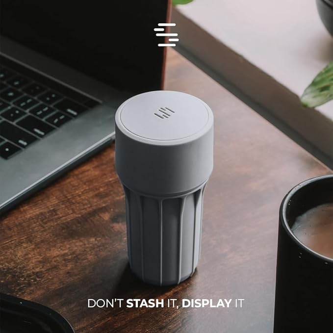 Staze Preserve Vacuum Sealed Storage Jars (148ml) | Patented Smell Proof Containers | Herb Storage & Food Storage Container with Protection - (COSMIC TRIO)