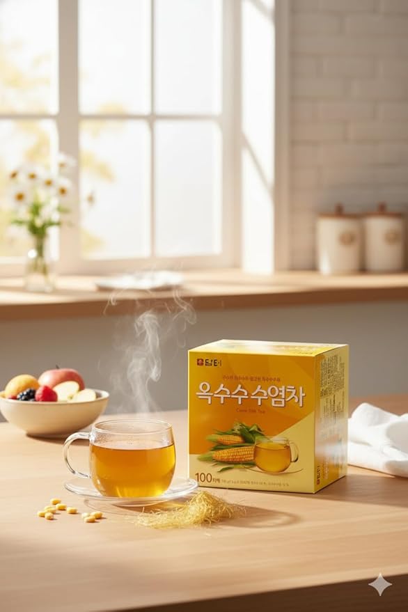 Damtuh Corn Silk Tea – Nutty & Refreshing, Caffeine-Free Herbal Tea, 100 Tea Bags (1.5g each)
