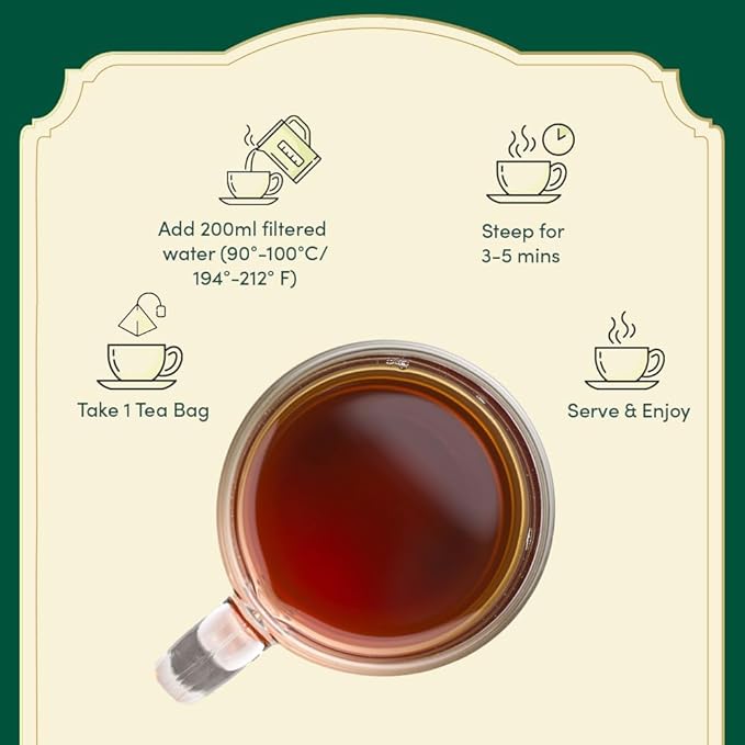 VAHDAM, Assorted Tea Sampler (20 Delicious Variety, 40 Individually Wrapped Pyramid Teabags) Long Leaf Premium Teas I Christmas Tea Gift Set