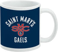 Saint Mary's College Gaels Logo Ceramic Coffee Mug, Novelty Gift Mugs for Coffee, Tea and Hot Drinks, 11oz, White