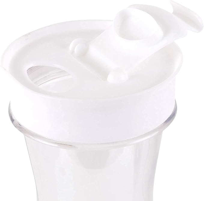 Party Bargains 50 oz. Plastic Carafe with Lids - Clear, 12 Count, White Flip Tab Lid Premium Quality & Heavy Duty Plastic Pitcher for Iced Tea, Powdered Juice, Cold Brew, Mimosa Bar