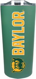 Campus Colors NCAA Stainless Steel Tumbler perfect for Gameday - 18 oz - Double Walled - Keeps Drinks Perfectly Insulated (Baylor Bears - Green)