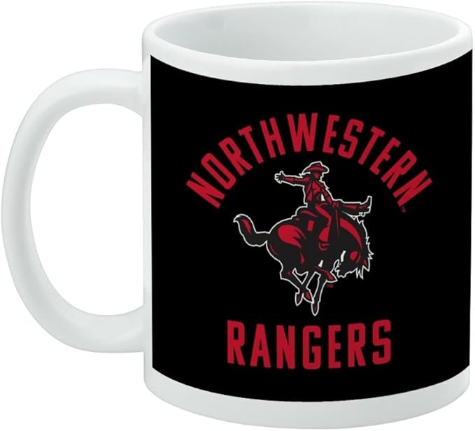 Northwestern Oklahoma State Rangers Ceramic Coffee Mug, Novelty Gift Mugs for Coffee, Tea and Hot Drinks, 11oz, White