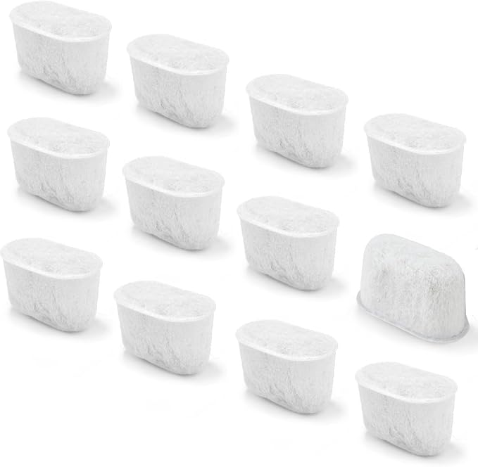 NKA UNIV1CFLTR6PK Coffee Maker Water Filter Replacement For GE Café Drip Coffee Maker, Compatible with UNIV1CFLTR6PK, for Models G7CDABSSTSS, G7CDAASSTSS, C7CDAAS3PD3, C7CDAAS4PW3,12-Pack