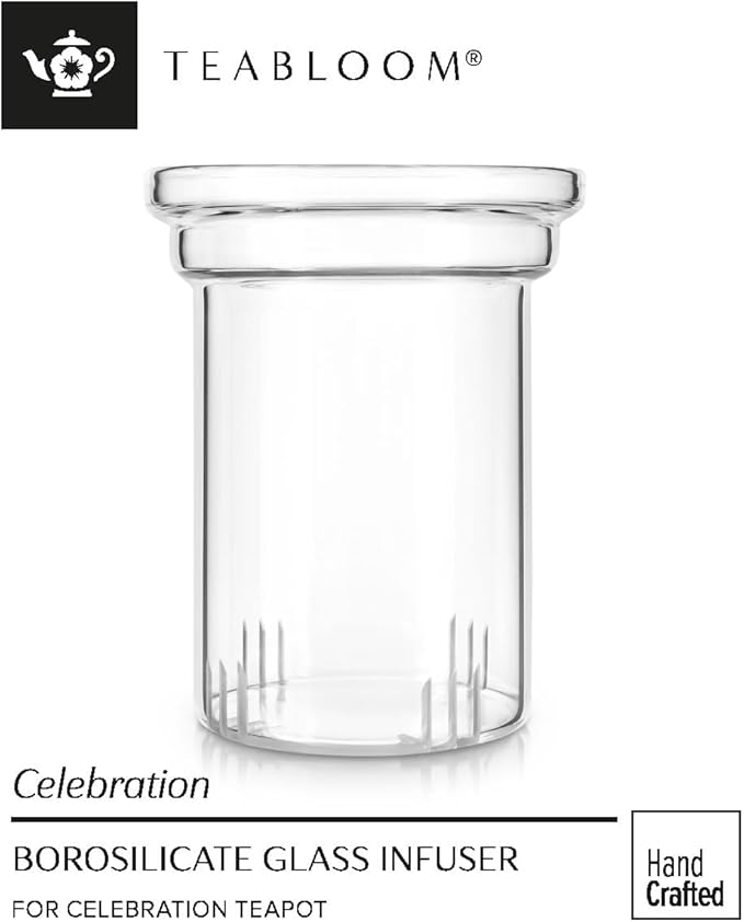 Teabloom Replacement Loose Tea Glass Infuser for Teabloom Celebration Teapot - Spare Part