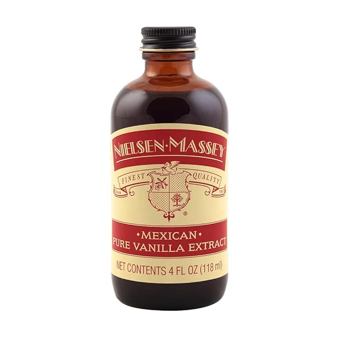 Nielsen-Massey Mexican Pure Vanilla Extract for Baking and Cooking, 4 Ounce Bottle