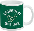 University of South Florida Bulls Logo Ceramic Coffee Mug, Novelty Gift Mugs for Coffee, Tea and Hot Drinks, 11oz, White
