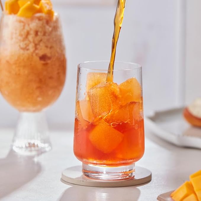 Damtuh Apple Mango Rooibos Cold Brew Tea - Zero Carbs Zero Sugar, Sweet Cold Tea Beverage with Stevia 30g (20 tea bags)