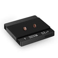 MHW-3BOMBER Espresso Scale with Timer,Small Coffee Scale with Solid-Liquid Detection,Auto Tare Digital Coffee Bean Scale,0.1g Accurate Weighting,2 Mode,Black ES6027B-OS