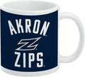 University of Akron Zips Logo Ceramic Coffee Mug, Novelty Gift Mugs for Coffee, Tea and Hot Drinks, 11oz, White