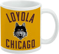 Loyola University Chicago Ramblers Ceramic Coffee Mug, Novelty Gift Mugs for Coffee, Tea and Hot Drinks, 11oz, White