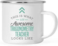 Andaz Press 11oz. Stainless Steel Campfire Coffee Mug Gift, This is What an Awesome Trigonometry Teacher Looks Like, 1-Pack, Birthday Gift Ideas Coworker Him Her, Includes Gift Box