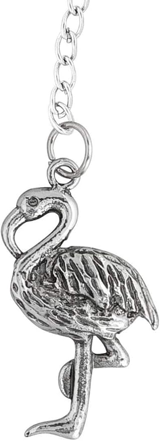 18/8 Stainless Steel 2-Inch Tea Ball Infuser with Zinc Alloy Charm, Tea Brew Filter, Strainer for Tea & Mulled Wine, 1-piece (Flamingo)
