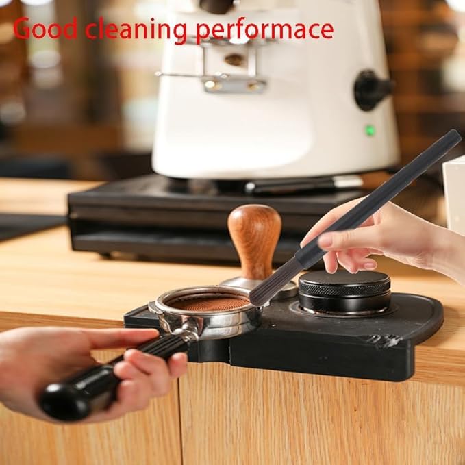 Coffee Grinder Cleaning Brush Black Nylon Bristles Plastic Handle High Efficiency Coffee Grinder Cleaner Brush