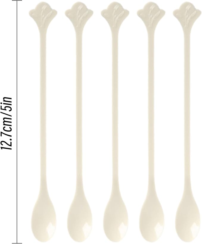 200 Pcs Coffee Cocktail Stirrer Stick Spoon Disposable Plastic Mini Stir Cup Drink Kitchen Dining Coffee Tea Spoon, Utensils Accessories Bar Restaurant