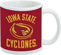 Iowa State Cyclones Ceramic Coffee Mug, Novelty Gift Mugs for Coffee, Tea and Hot Drinks, 11oz, White