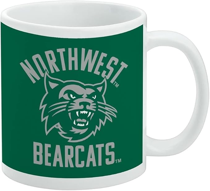 NW Missouri Sate Bearcats Ceramic Coffee Mug, Novelty Gift Mugs for Coffee, Tea and Hot Drinks, 11oz, White