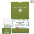 Palais des Thés - Blue of London - Earl Grey Black Tea, Bergamot & Cornflower - Premium Tea Bags, Serves 20 Cups