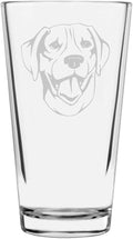 Plott Hound Custom Personalized Dog Themed Etched All Purpose 16oz Pint Glass