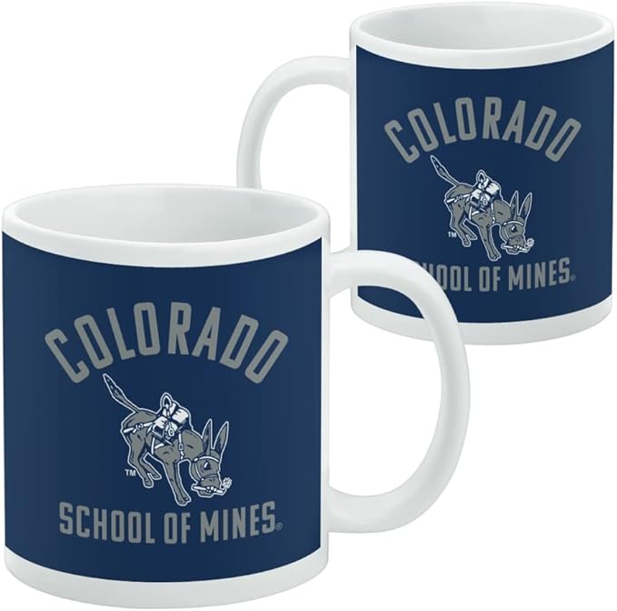 Mines Oredigger Ceramic Coffee Mug, Novelty Gift Mugs for Coffee, Tea and Hot Drinks, 11oz, White