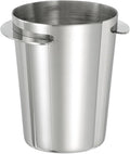 uxcell 51mm Coffee Grinder Powder Cup, Stainless Steel Espresso Coffee Powder Feeder, Espresso Coffee Machine Tools for Coffee Tamper (Silver)