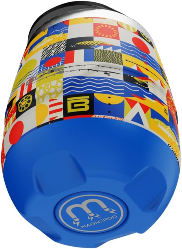 BOTE MagnePod Drinkware MAGNETumbler Stemless Wine Tumbler with Lid Drink Cooler 12 oz Size Keeps Wine Beer Soda Water Cold Insulated attach to Compatible SUPs Kayaks Floats Multiple Colors