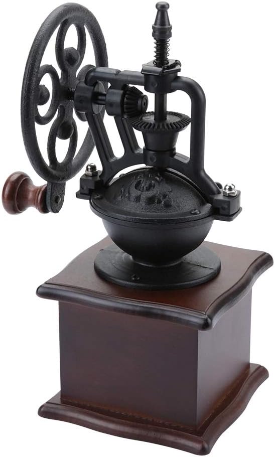 Vintage Style Manual Coffee Grinder, Manual Coffee Bean Grinder, Pepper Spice Hand Mill, Retro Design Coffee Bean Hand Grinder