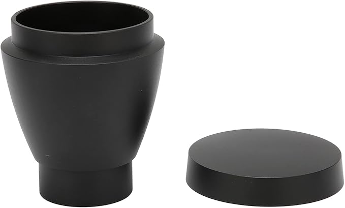 60g Reusable Aluminium Alloy Coffee Grinder Bean Bin (Black)