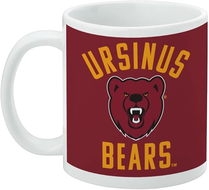 Ursinus College Bears Logo Ceramic Coffee Mug, Novelty Gift Mugs for Coffee, Tea and Hot Drinks, 11oz, White