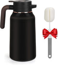 70oz Thermal Coffee Carafe,Insulated Thermal Pitcher,Stainless Steel Coffee Carafes For Keeping Hot/Cold Beverage Water Drink Tea Coffee Dispenser Urn Vacuum Pot